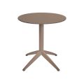 Стіл QUATRO FOLD ø 70 TAUPE-TAUPE1
